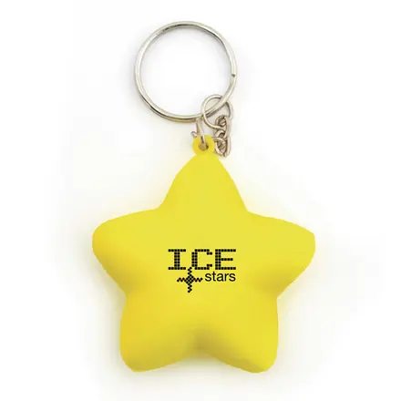 Stress Star Keyring - Laltex promotional product, branded with your logo