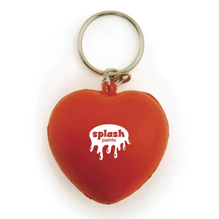 Stress Heart Keyring - Laltex promotional product, branded with your logo