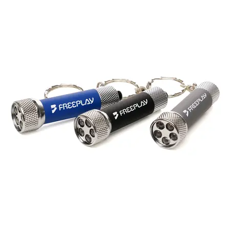 Softfeel Keyring Torch - Laltex promotional product, branded with your logo