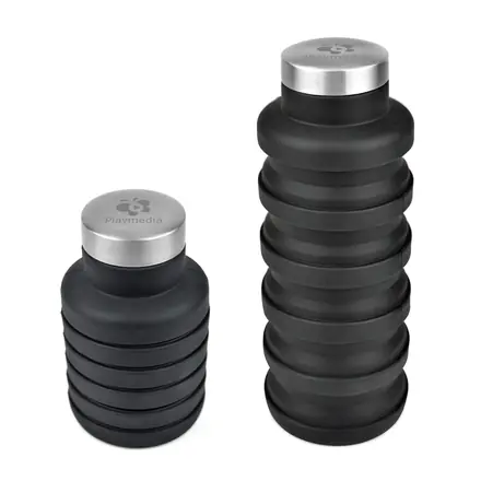 Foldable Silicone 550ml Bottle - Laltex promotional product, branded with your logo