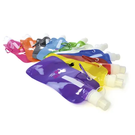 Fold Up 400ml Bottle - Laltex promotional product, branded with your logo
