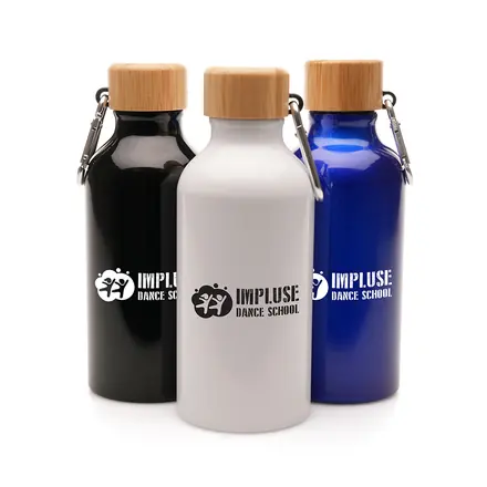 Pollock Bamboo 400ml Bottle - Laltex promotional product, branded with your logo