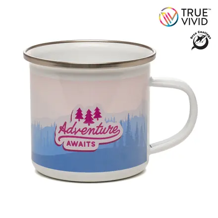 Camping 350ml Full Colour Mug - Laltex promotional product, branded with your logo