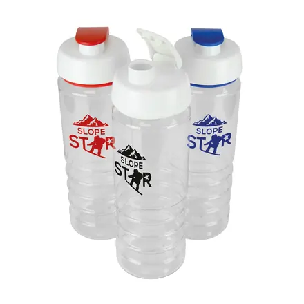 Tarn Flip 750ml Flip Top Sports Bottle - Laltex promotional product, branded with your logo