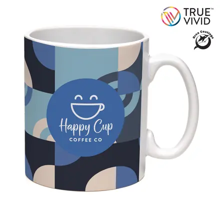 Cambridge White Gloss Full Colour Mug - branded promotional product