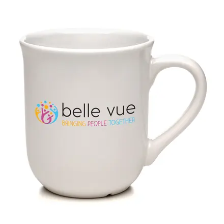 Bell White Gloss Finish Mug - branded promotional product