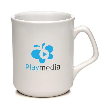 Sparta White Gloss Finish Mug - branded promotional product