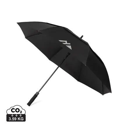 Nordic Drift Trail 27" AWARE™ RPET storm UPF 50+ proof Umbre - branded promotional product