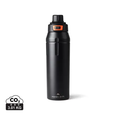 Nordic Drift Trail RCS Insulated Lockable Sports Bottle - XD Connects promotional product, branded with your logo