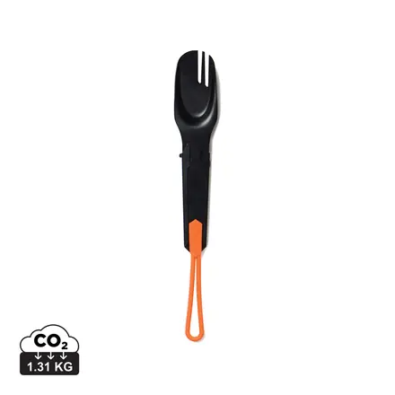 Nordic Drift Trail 4 in 1 outdoor cutlery - XD Connects promotional product, branded with your logo