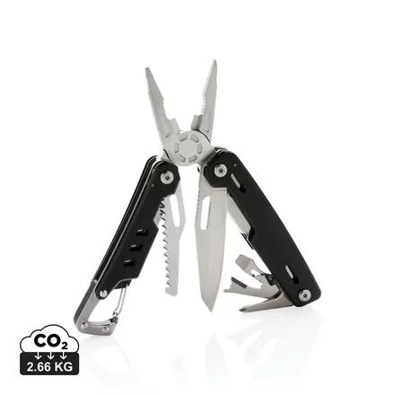 Solid multitool with carabiner - XD Connects promotional product, branded with your logo