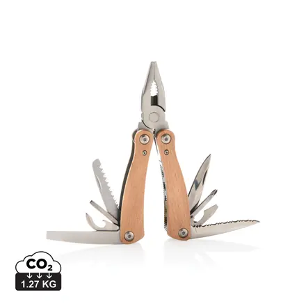 Wood multitool - XD Connects promotional product, branded with your logo