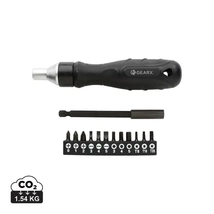 Gear X ratchet screwdriver - XD Connects promotional product, branded with your logo