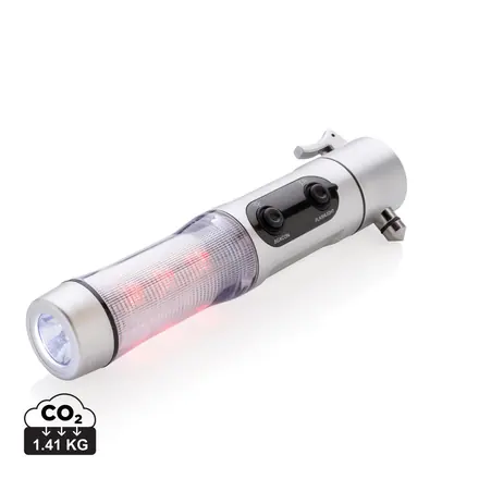 Emergency light with hammer - XD Connects promotional product, branded with your logo