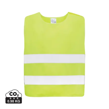 GRS recycled PET high-visibility safety vest 7-12 years - XD Connects promotional product, branded with your logo