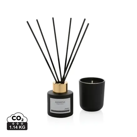 Ukiyo candle and fragrance sticks gift set - XD Connects promotional product, branded with your logo