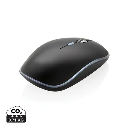 Light up logo wireless mouse - XD Connects promotional product, branded with your logo