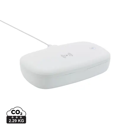 UV-C steriliser box with 5W wireless charger - XD Connects promotional product, branded with your logo