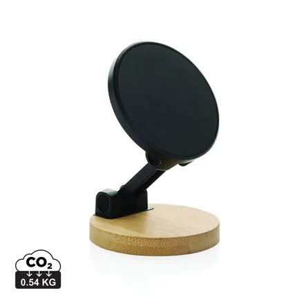 Magmount RCS recycled plastic and bamboo phone stand - XD Connects promotional product, branded with your logo
