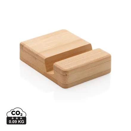 Bamboo phone stand - XD Connects promotional product, branded with your logo