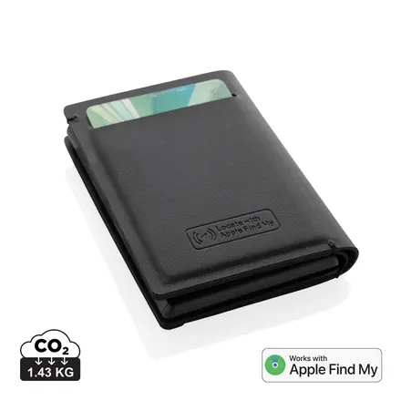 Seekcard RCS rpolyester card wallet with worldwide locating - branded promotional product