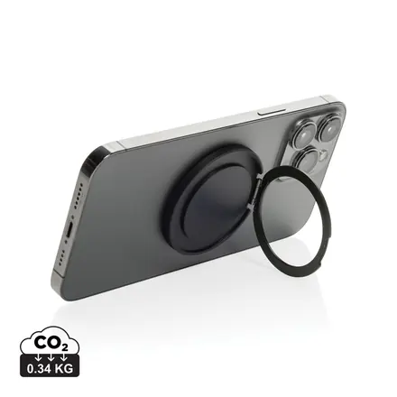 Terra Magnetic RCS rplastic magnetic phone holder with ring - XD Connects promotional product, branded with your logo