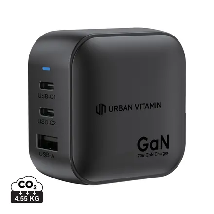 Urban Vitamin Santa Cruz RCS rplastc 70W GAN charger - XD Connects promotional product, branded with your logo
