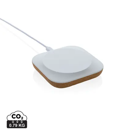 Oregon RCS recycled plastic and cork 10W wireless - XD Connects promotional product, branded with your logo