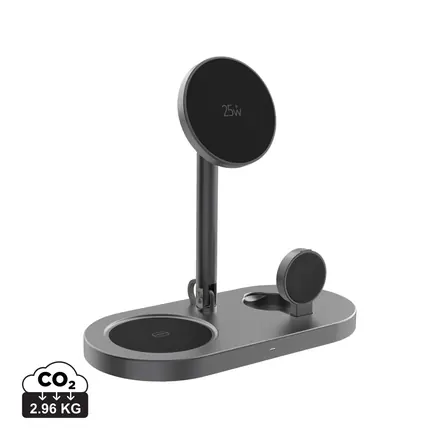 Quantum RCS ultra-fast 25W Magnetic desk wireless Charger - XD Connects promotional product, branded with your logo