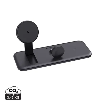 Urban Vitamin Torrance RCS 3 in 1 magnetic 15W charger - XD Connects promotional product, branded with your logo