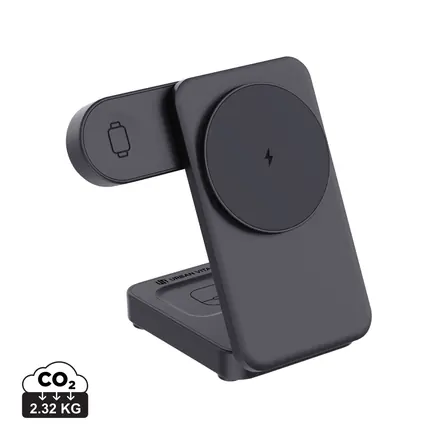 Urban Vitamin Arcadia RCS rplastic 15W 3in1 magnetic charger - branded promotional product