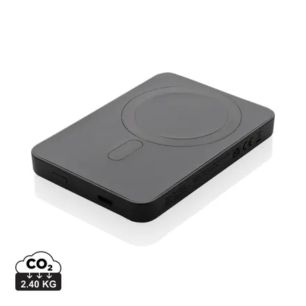 Magnetix RCS recycled plastic 5000 mah magnetic powerbank - XD Connects promotional product, branded with your logo