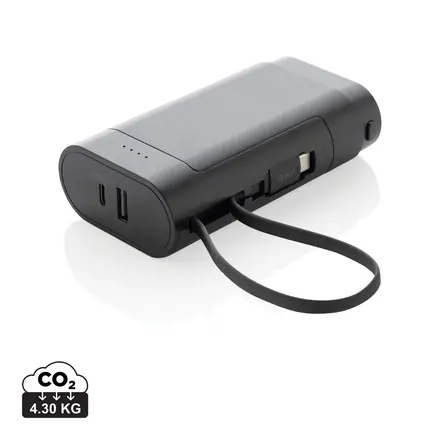 CycleCell 10,000 mah removable battery powerbank - XD Connects promotional product, branded with your logo