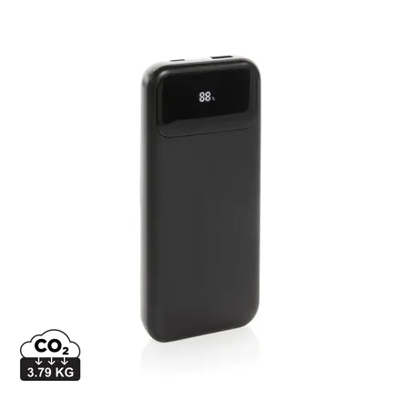 Turbopack RCS rplastic powerbank 10.000 integrated cables - XD Connects promotional product, branded with your logo