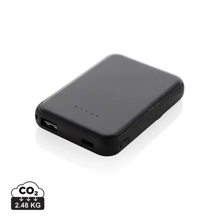 Stellar RCS recycled plastic 5000 mah 5W magnetic powerbank - XD Connects promotional product, branded with your logo