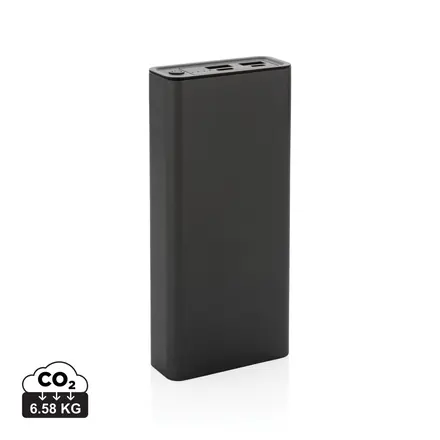 Terra RCS recycled 20W aluminium powerbank 20.000 mAh - XD Connects promotional product, branded with your logo