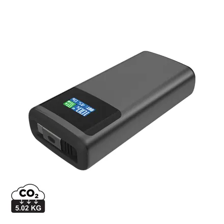 Quantum RCS ultra-fast PD45W 10.000mAh powerbank with screen - XD Connects promotional product, branded with your logo