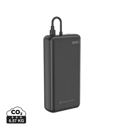 Urban Vitamin Menlo Park RCS rplastic 20,000 20WPD powerbank - XD Connects promotional product, branded with your logo