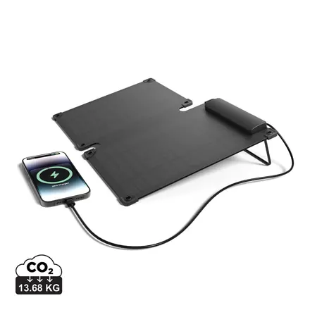 Solarpulse rplastic portable Solar panel 10W - XD Connects promotional product, branded with your logo