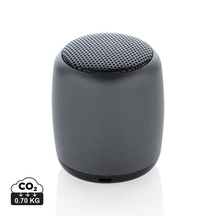 Mini aluminium wireless speaker - XD Connects promotional product, branded with your logo