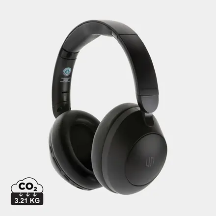 Urban Vitamin Cupertino RCS rplastic ANC headphone - XD Connects promotional product, branded with your logo
