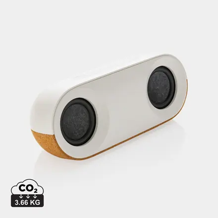 Oregon RCS recycled plastic and cork 10W speaker - XD Connects promotional product, branded with your logo
