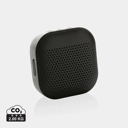 RCS recycled plastic Soundbox 3W speaker - XD Connects promotional product, branded with your logo