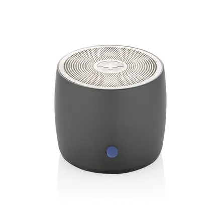 Swiss Peak RCS recycled aluminium 3W bass speaker - XD Connects promotional product, branded with your logo