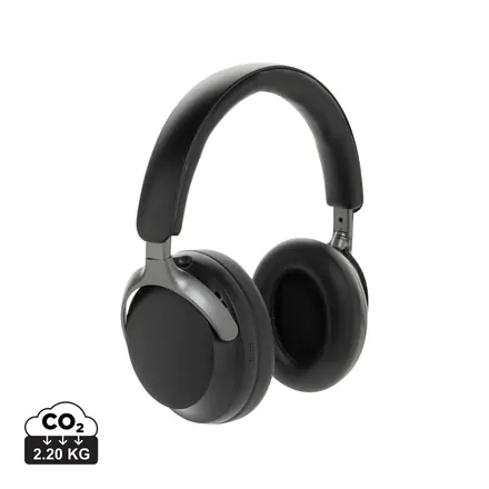 Soundpro RCS recycled plastic ANC headphone - branded promotional product