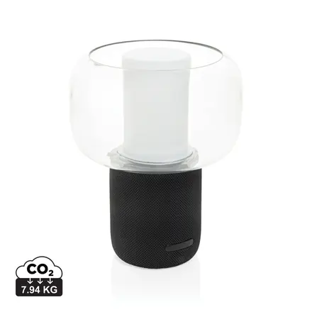 Lux RCS recycled plastic 10W speaker lamp - XD Connects promotional product, branded with your logo