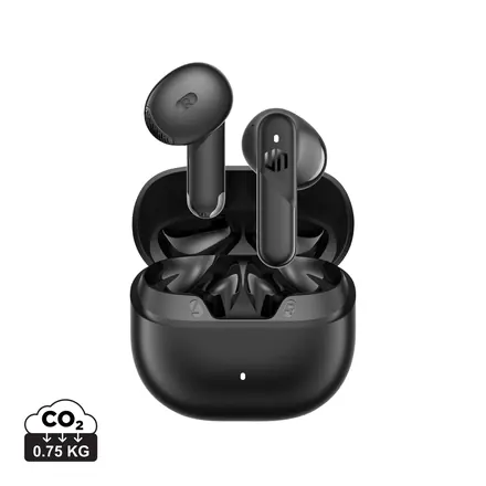 Urban Vitamin Santa Clara RCS plastic ENC earbuds - branded promotional product