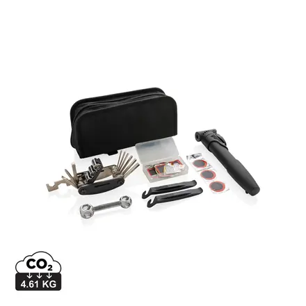 Bike repair kit set 17 pcs - XD Connects promotional product, branded with your logo