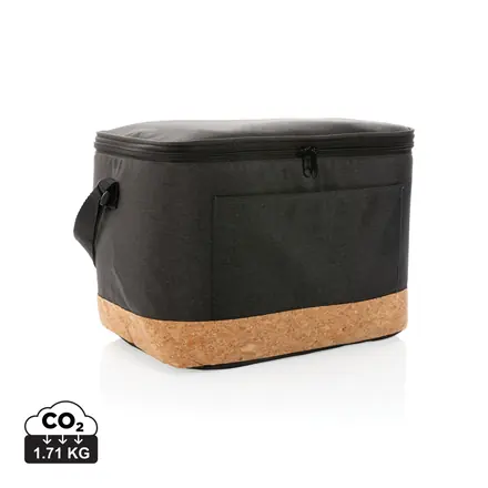 Impact AWARE™ XL RPET two tone cooler bag with cork detail - XD Connects promotional product, branded with your logo