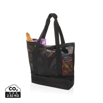 Iqlo Aware™ RPET 2-in-1 cooler tote - XD Connects promotional product, branded with your logo